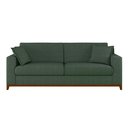 Ver imagem 2 de Sofá Living Vintage 3 Lugares 200cm em Linho Slim