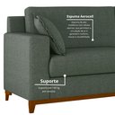 Ver imagem 6 de Sofá Living Vintage 3 Lugares 200cm em Linho Slim