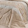Colcha King Size Bege 100% Algodão 200 Fios 7 Peças 2,80m X 2,70m - 2