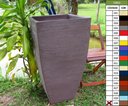 Ver imagem 3 de Vaso Planta 90x45 Moderno Trapézio Polietileno - MARROM CHOCOLATE 020