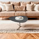 Ver imagem 1 de Mesa de Centro Líbano Palheta Metal 50x30