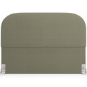 Ver imagem 3 de Cabeceira Cama Box Queen 160cm Orgânica Lanna W01 Bouclê Oliva - Lyam Decor