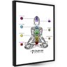 Quadro Decoração Sala de Meditação 7 Chacras Quarto Yoga - 1