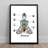 Quadro Decoração Sala de Meditação 7 Chacras Quarto Yoga - 2