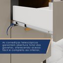 Ver imagem 7 de Cozinha Compacta 6 Portas 1 Gaveta Nápoles Marrom/Cinamomo/Cinza Acetinado