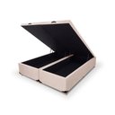 Ver imagem 2 de Base Baú Queen Suede Smart 158x197x35cm Bege