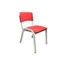 Ver imagem 2 de Conjunto de Mesa Infantil Completo com 4 Cadeiras Vermelhas Resistentes