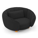Ver imagem 7 de Mini Cama Poltrona Pet Lary Baby para Cachorro Veludo Preto - Abmaza