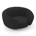 Ver imagem 6 de Mini Cama Poltrona Pet Lary Baby para Cachorro Veludo Preto - Abmaza