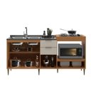 Ver imagem 6 de Cozinha Modulada 6 Portas e 2 Gavetas Alice Yescasa Laranja/Angelin Preiun/Off White