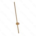 Ver imagem 1 de Arandela 80cm 8w 3000k 1200lm Bivolt Metal Dourado+silicone