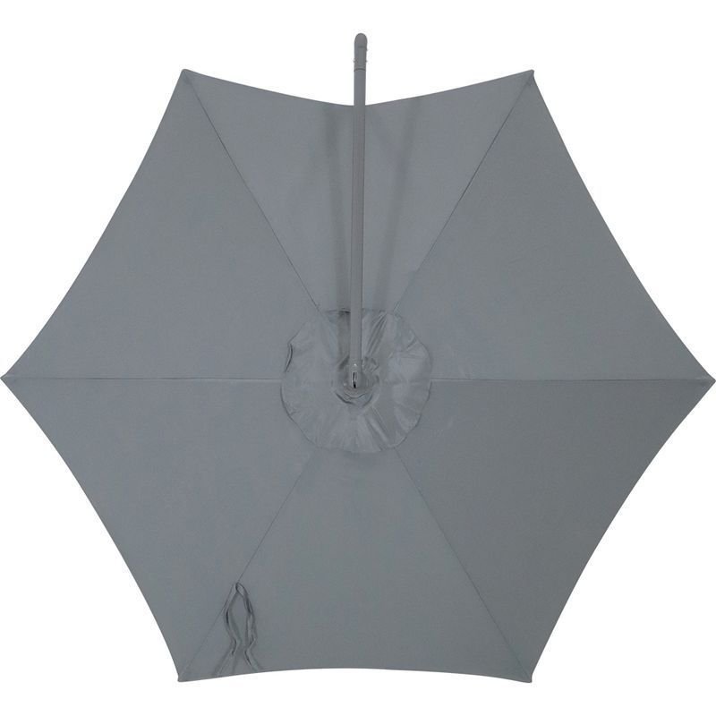 Ombrelone Suspenso Bel Veneza 3 Metros Cinza Guarda Sol com Base de Apoio P/ Piscina, Varanda, Jardi - 7