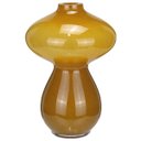 Ver imagem 1 de Vaso Decorativo Enfeite Casa Garrafa Home&co Vidro 22x15x15cm Cáqui