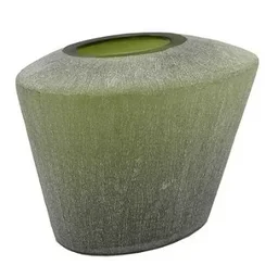 Vaso de Vidro Verde- 29,5 x 21,5 x 24,5 - 1