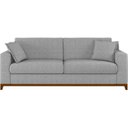 Ver imagem 2 de Sofá Living Vintage 3 Lugares 200cm em Linho Slim