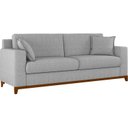 Ver imagem 4 de Sofá Living Vintage 3 Lugares 200cm em Linho Slim