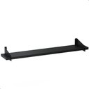 Ver imagem 3 de 2 Prateleiras Suspensa Estilo Industrial Madeira 50cm Fs P:preto