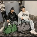 Ver imagem 7 de Bolsa Grande Ginástica Esporte Viagem Trabalho Impermeável:verde