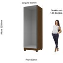 Ver imagem 4 de Sapateira 1 Porta Espelhada Gold Classico 100% MDF