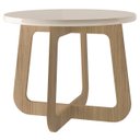 Ver imagem 6 de Mesa Centro Redonda 65cm para Sala Mdf Rexxar Off/carvalho A09 - Mpozenato