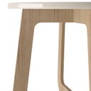 Ver imagem 5 de Mesa Centro Redonda 65cm para Sala Mdf Rexxar Off/carvalho A09 - Mpozenato