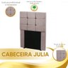 Cabeceira Estofada Cama Box Solteiro 0.90 Julia Veludo Vs Decor - 4