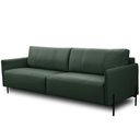 Ver imagem 5 de Sofá 4 Lugares para Sala Living Industrial 264cm Italy L06 Couro Verde Escuro - Lyam Decor