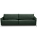 Ver imagem 2 de Sofá 4 Lugares para Sala Living Industrial 264cm Italy L06 Couro Verde Escuro - Lyam Decor