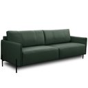 Ver imagem 1 de Sofá 4 Lugares para Sala Living Industrial 264cm Italy L06 Couro Verde Escuro - Lyam Decor
