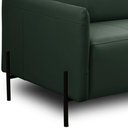 Ver imagem 6 de Sofá 4 Lugares para Sala Living Industrial 264cm Italy L06 Couro Verde Escuro - Lyam Decor