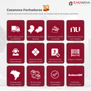 Ver imagem 4 de Fechadura de Porta Quadra Haga Sara 55mm Interna - Cromado