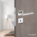 Ver imagem 2 de Fechadura de Porta Quadra Haga Sara 55mm Interna - Cromado