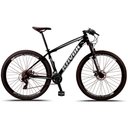 Ver imagem 1 de Bicicleta Aro 29 Freio a Disco Hidraúlico 27 Velocidades Alavanca Alúminio K7 Cor:cinza;tamanho:19