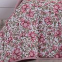 Ver imagem 3 de Edredom Queen Luar Super Macio Malha 100% Algodão Dupla Face 01 Peça - Rose Floral