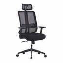 Ver imagem 2 de Kit 2 Cadeiras para Escritório Presidente Tela Mesh Comfort Plus Preto