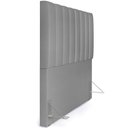 Ver imagem 2 de Kit Cabeceira Cama Box Queen 160cm com Calçadeira Baú Dália W01 Facto Cinza - Lyam Decor