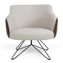 Ver imagem 6 de Poltrona Jade Base Orby Fixa B-10 Corano Tressê Linho Bege