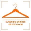 Ver imagem 7 de Guarda-Roupa Solteiro 3 Portas 2 Gavetas Laranja/Freijo Trend/Branco New