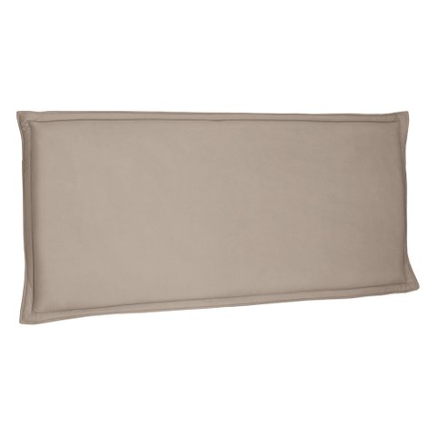 Cabeceira Painel Estofada Cama Box Casal King Veneza 195cm Suede Bege - Desk Design