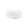 Spot de Embutir Quadrado Branco 11,3cm Led 12w 3000k Bivolt - 1