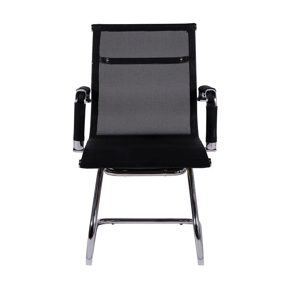 Ver imagem 2 de Kit 4 Cadeiras de Escritório Executiva Fixa Tela Mesh Preto