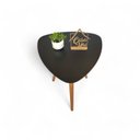 Ver imagem 5 de Mesa Lateral Pe Palito Orgânico Libano 100% MDF 50x60cm Preto