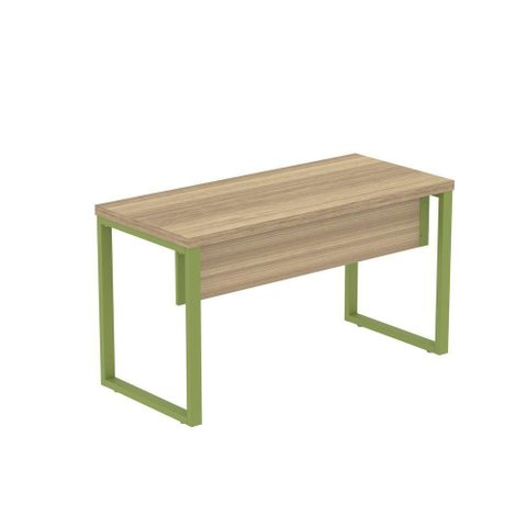 Mesa Escritório 1340x600x750mm M1340pe40tub Noce Naturalle-verde Miró