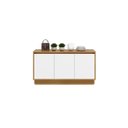 Ver imagem 1 de Buffet de Sala Jantar Bb2610 3 Portas Natural/off White - Tecno Mobili