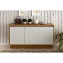 Ver imagem 4 de Buffet de Sala Jantar Bb2610 3 Portas Natural/off White - Tecno Mobili