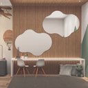 Ver imagem 1 de Conjunto Espelho Organico Fortaleza 60x90 Cm