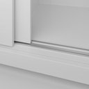 Ver imagem 7 de Guarda-Roupa Casal 3 Portas de Correr com Espelho 4 Gavetas 185,5cm Multimóveis Branco