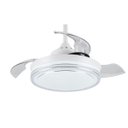 Ver imagem 1 de Plafon Ventilador de Teto Retrátil Led Breeze Home Branco Cristal 30w