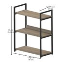 Ver imagem 2 de Estante Industrial Urbana com 3 Prateleiras Est Ind Urb 3p:preto com Mel