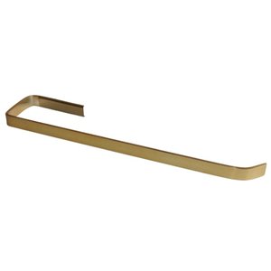 Porta Toalha de Rosto Chapa Fina Satandard Alumínio Dourado